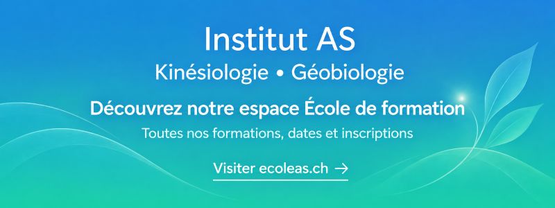 Institut AS – École de formation en kinésiologie et géobiologie Découvrez l’espace École de l’Institut AS pour les formations en kinésiologie et géobiologie